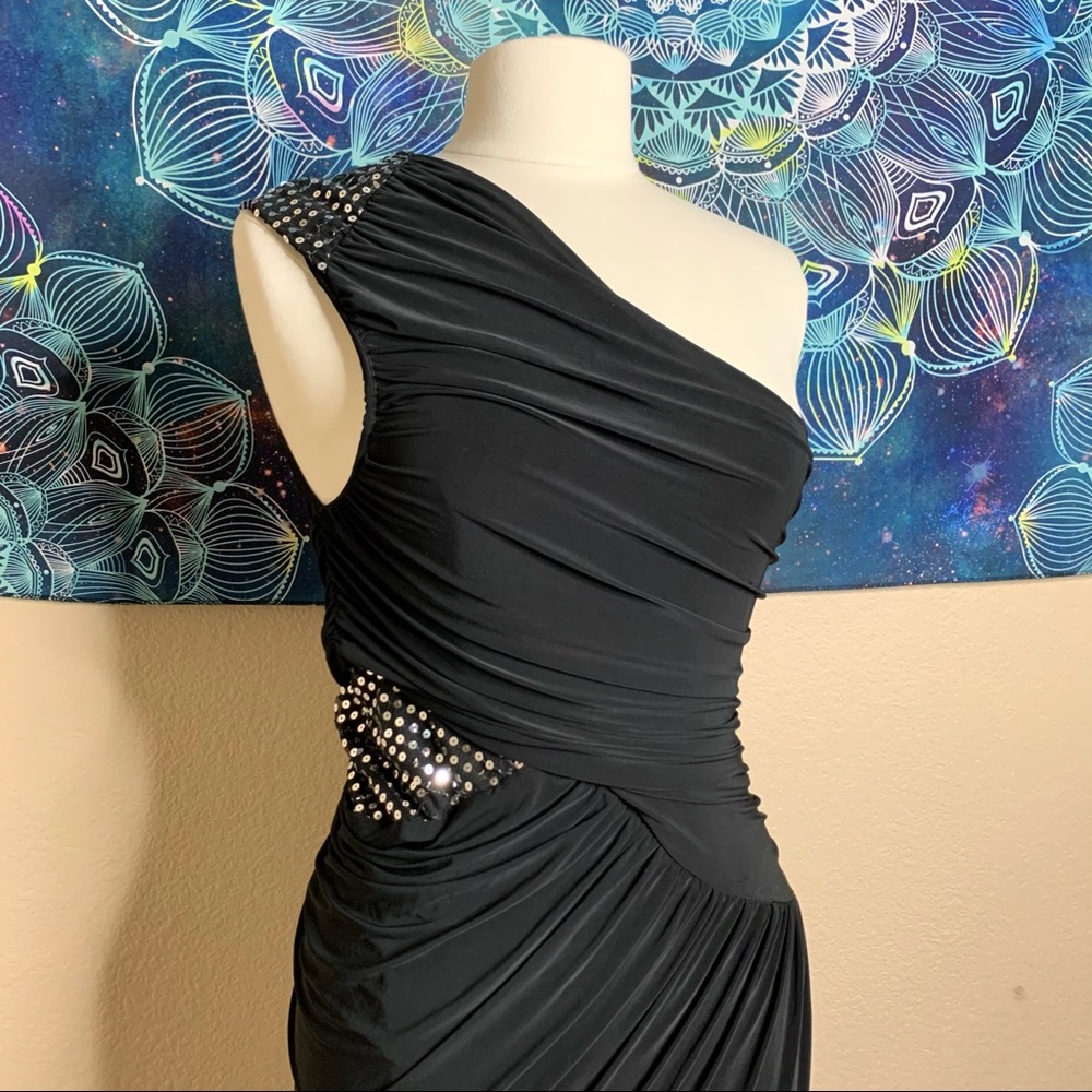 Black One Shoulder Dress